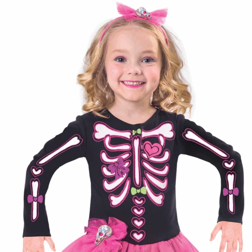 Day Of The Dead Cutie Skeleton Costume - Image 2