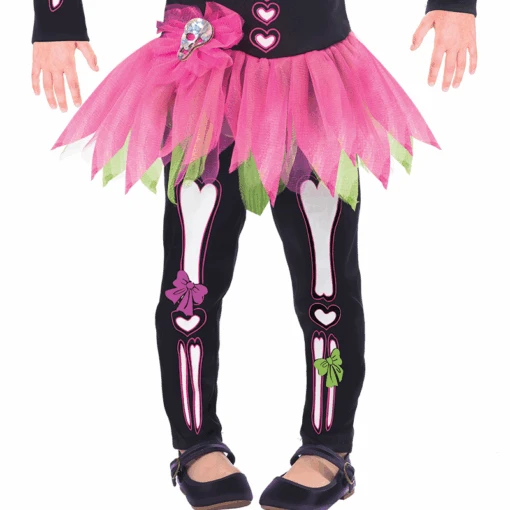 Day Of The Dead Cutie Skeleton Costume - Image 3