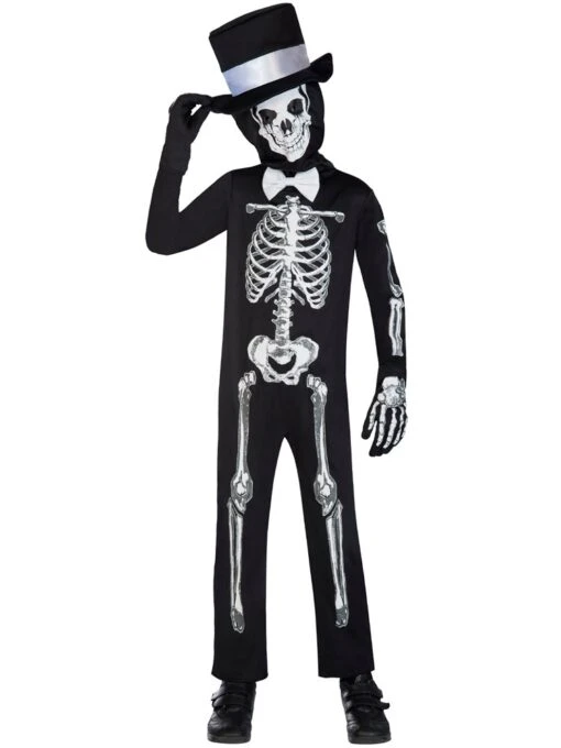 Children's Skeleton Bone Zombie Costume