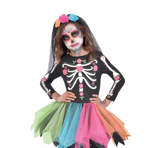 Day Of The Dead Sugar Skull Dress - Image 2