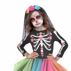 Day Of The Dead Sugar Skull Dress -Dreamy Outfits Shop Sugar Skull Dress 3