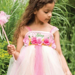 Summer Fairy Dress With Wand-Personalised -Dreamy Outfits Shop SummerFairy Nalaya