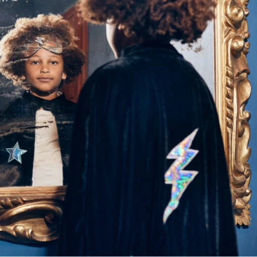 Children's Velvet Superhero Cape - Image 2