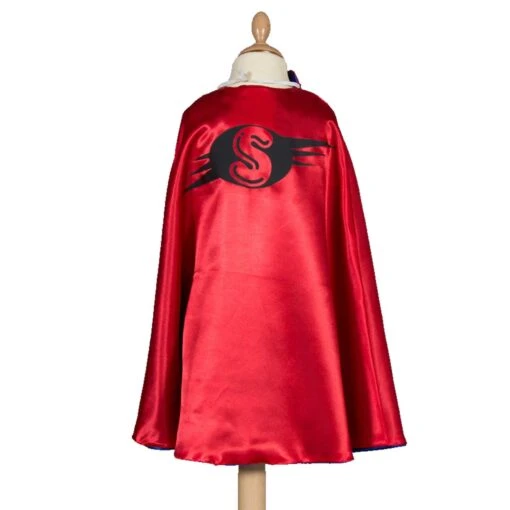 Reversible Superhero Cape - Red And Blue - Image 3