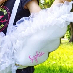 Children's Ride On Glide On Swan Costume- Personalised -Dreamy Outfits Shop Swan Sophia 1