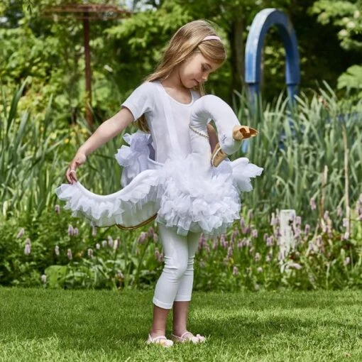 Children's Ride On Glide On Swan Costume- Personalised