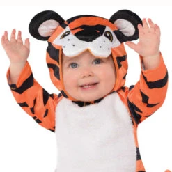 AMSCAN Baby Tiger Costume -Dreamy Outfits Shop TinyTiger face