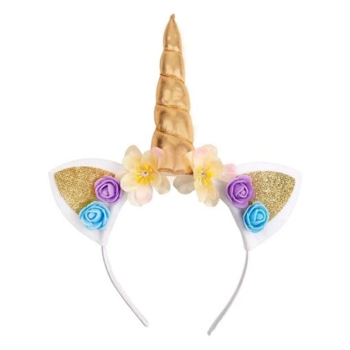 AMSCAN Unicorn Headband -Gold