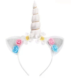 AMSCAN Unicorn Headband -White