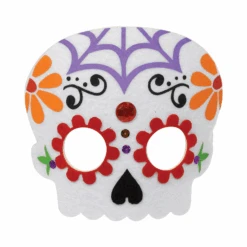 AMSCAN Day Of The Dead Mask- Halloween