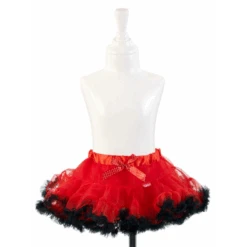 Children's Red Frothy Tutu Skirt
