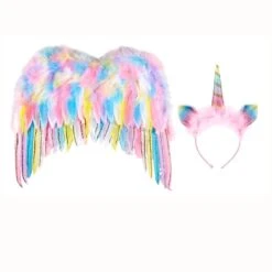 Deluxe Unicorn Wings And Headband Set -Dreamy Outfits Shop unicorn set